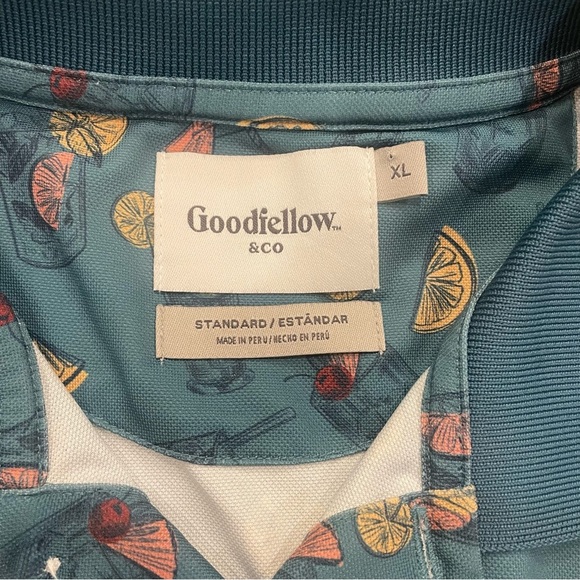 Men’s Goodfellow Summer Cocktail Golf Polo Size XL - Picture 5 of 9